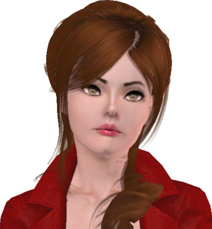 Sims 3 — Rowena Oslovijk by Lustuuu — Rowena is a young Russian model, she is tall and very skinny. She wants to become a