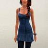 Sims 3 — Sweetheart Denim Dress by kawfeczka — FYA & FA works as an everyday and formalwear 2 wersions included -