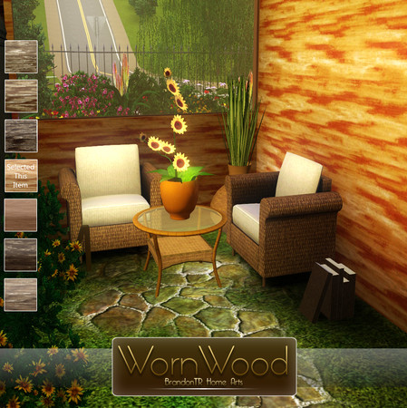 Sims 3 — WornWood4 (Pattern) by brandontr — BrandonTR at TSR