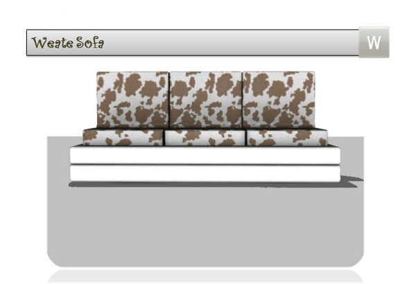 Sims 3 — WeateSofa by Weate182 — Weate Sofa also Weate Chair