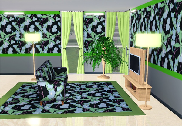 Sims 3 — marcorse_silhouettes pattern by marcorse — In shades that have the potential to be dark and dreary . . this