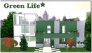 Sims 3 — Green Life by natalia13042 — Cute green house with: 3WC and 2 Bedrooms