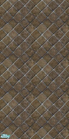 Sims 2 — Matchey Matchey in Brown - Wall by tamlfra — Simple recolor of a Maxis floor, that matches this entire set.