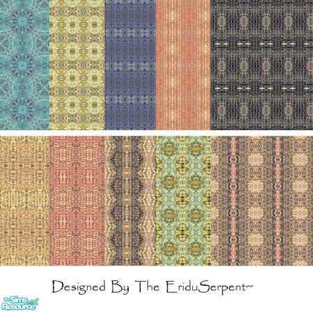 Sims 2 — Eridu Carpets Set 2   by eriduserpent — Another collection of carpets, all suitable for most rooms in the house.