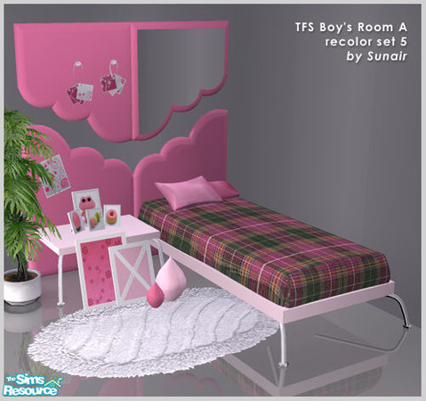 Sims 2 — TFS Boys Room A - Recolor set 5 by Sunair — TFS Boys Room A - Recolor set 5 (white)