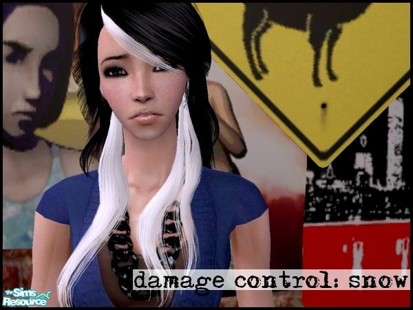 Sims 2 — Damage Control; Rose Sims 2 Edits by Heidi_Larking — 6 edits of Rose Sims 2\'s hair mesh #62. Available in red,