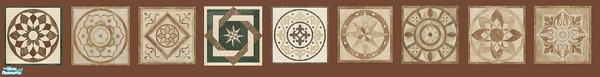 Sims 2 — Marble Tile Floors Set by wb_rumor — TSRAA--PS