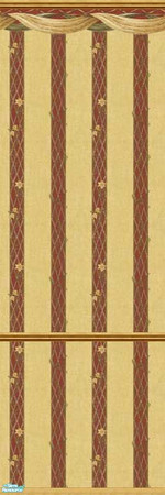 Sims 2 — Tuscan Swag 5 by drouinr — Molto bene! This set of Italian-inspired wall coverings and floor treatments in red