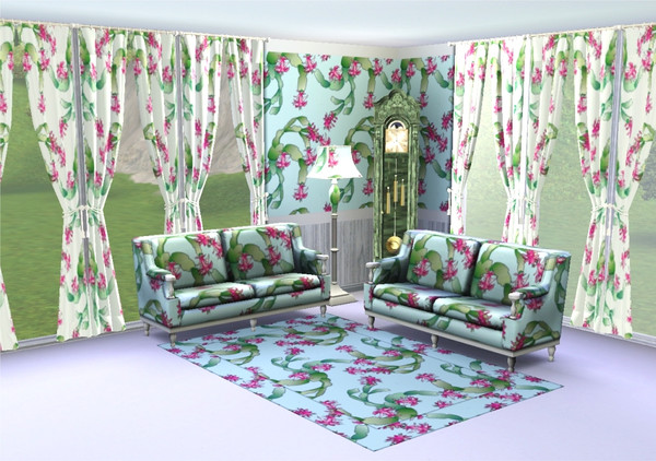 Sims 3 — marcorse_zygocactus pattern by marcorse — The beautifully bright pink flowers and strange green 'leaves' of the