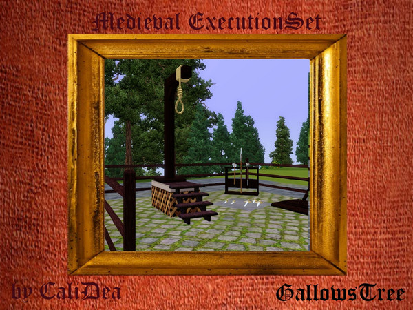 Sims 3 — Medieval GallowsTree by CaliDea — Medieval GallowsTree by CaliDea TSR