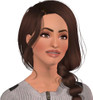 Sims 3 — Claire Montigue by babybecca1 — Everythng is custom from her makeup to her shoes, thanks to the uploads of great