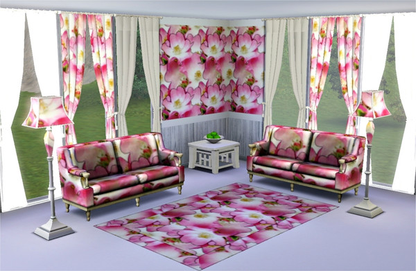 Sims 3 — marcorse_flower carpet pattern by marcorse — Who would not be delighted to walk on something as inviting looking