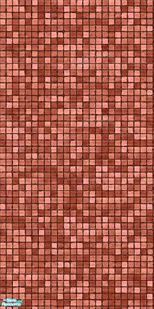 Sims 2 — Mozaic Walls - Mozaic Red by verdeata — MOZAIC RED by verdeata