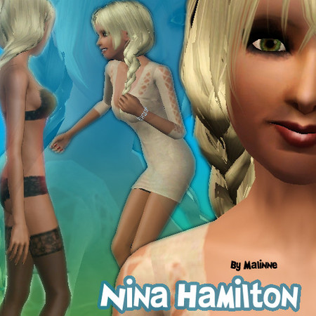 Sims 3 — Nina Hamilton by malonne — Nina Hamilton. Hope you like her!