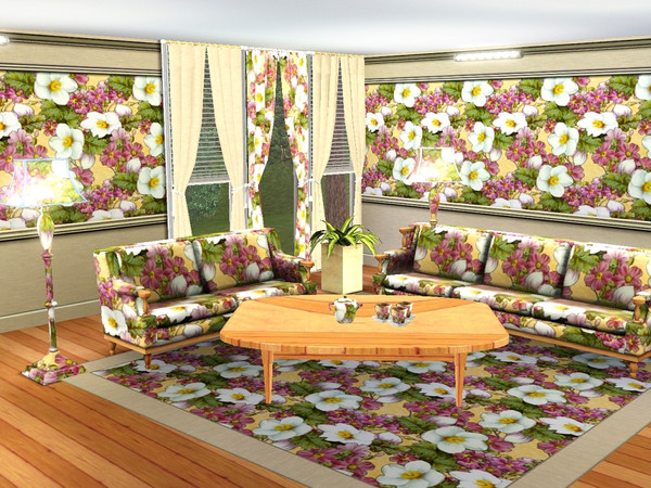 Sims 3 — marcorse_spring flowers pattern by marcorse — Harbingers of spring, the sweetly scented polyanthus make a