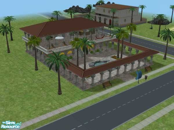 Sims 2 — Tropico SPA  by shotien — A SPA from Tropico(game),It is good for place in your Tiki Island.