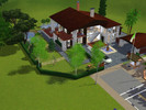 Sims 3 — Paradise Island by jackbauer — Paradise Villa, grosser Garten, Innen und Aussenpool miteinander verbunden. Luxus