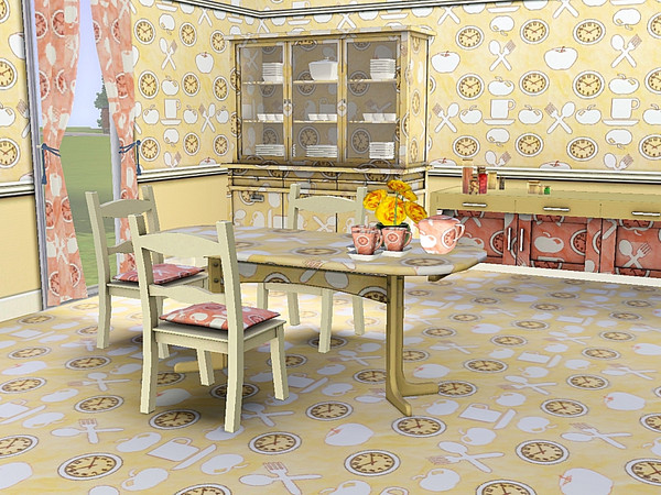 Sims 3 — marcorse_lunch break pattern by marcorse — A subdued, but effective, repeat pattern of everyday kitchen items.