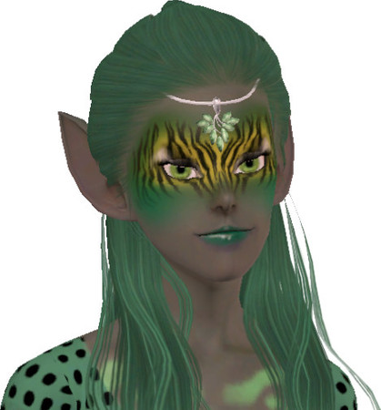 Sims 3 — Green avatar elf by sophie_xxxx — Green avatar elf wasnt to sure what to call her she is like a green avatar!