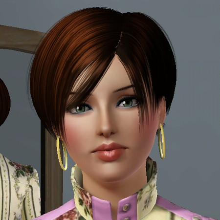 Sims 3 — Georgia by cinsinn — Georgia is a bit of a computer wiz, hates the outdoors and loves music.
