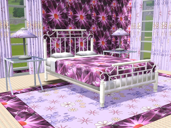 Sims 3 — marcorse_dahlia diva pattern by marcorse — The next in my bold and boisterous floral patterns . . this one