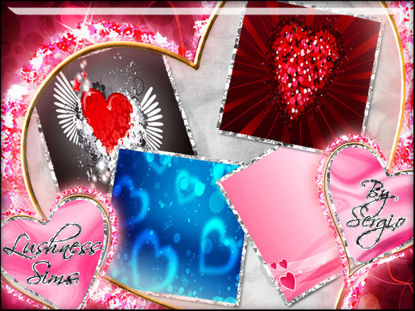 Sims 3 — San Valentin Rugs by Lushness_Sims — San Valentin Rugs! :D - Four models - Not recolorable Enjoy! :D