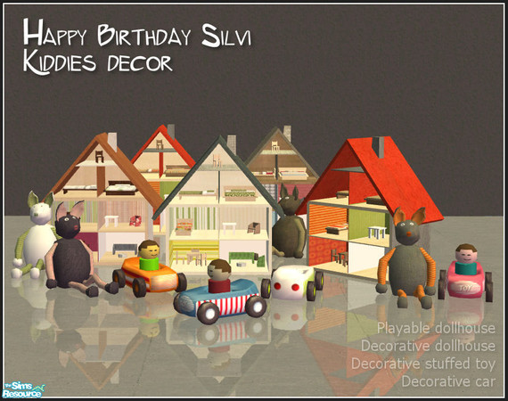 Sims 2 — Happy Birthday Silvi - Kiddies decor by mirake — Especially made for my good friend Silvi\'s birthday, she asked