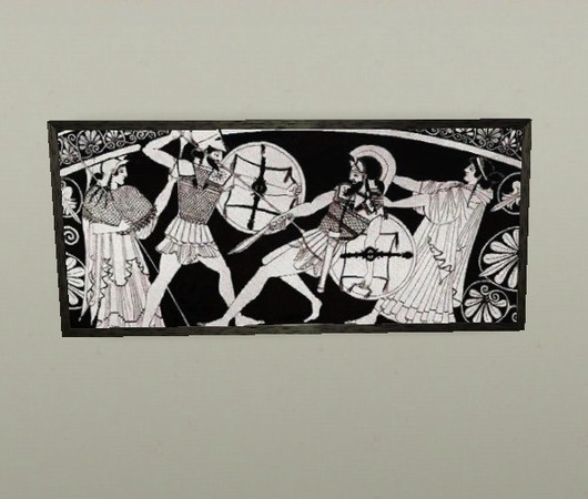 Sims 3 — ancient painting 3 by daisylee — mesh by Pilar - Thank you recolor by daisylee TSRAA 