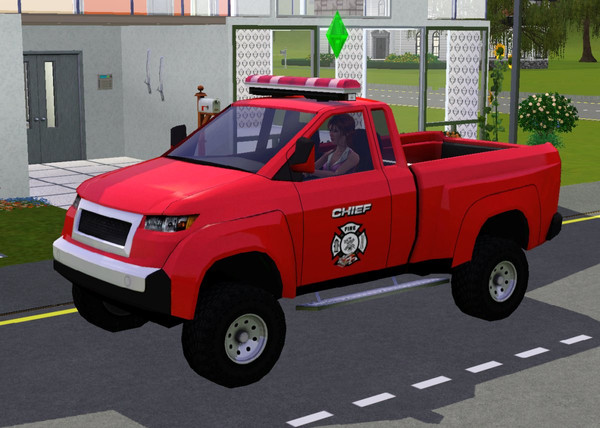 Sims 3 — Fire Chief Truck by carlosfilipepedro — Fire chief truck by Carlos @ S.I.M.S. Please visit my blog
