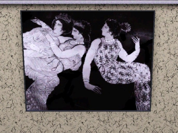 Sims 3 — ancient art 9  Kharites by daisylee — mesh by Pilar - thank you TSRAA by daisylee