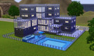 Sims 3 — Modern Silver Mansion by PaulKing — Asilver clad mansion for those with a touch of class and taste. Inclused is
