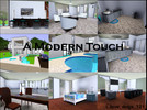 Sims 3 — A Modern Touch by i_love_dogs_1212 — A large home for a couple with lots of friends. The house contains (1