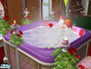 Sims 2 — Love Tub in Passionate Purple by groovysimmergal — My sims were getting tired of the same old red Love Tub all