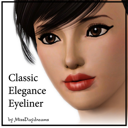 Sims 3 — Classic Elegance Eyeliner by MissDaydreams — Classic Elegance Eyeliner is a chic and classy eyeliner. Perfect