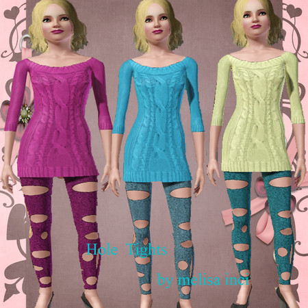 Sims 3 — hole tights by melisa_inci — hole tights can be found accessories category
