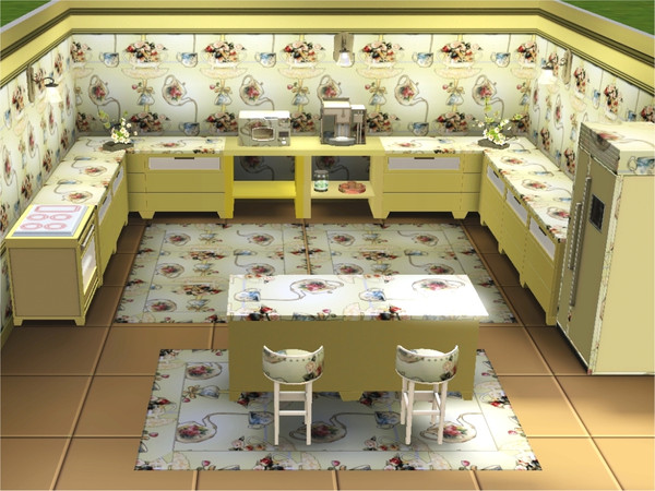 Sims 3 — marcorse_teatime pattern by marcorse — A delightful repeat pattern featuring an afternoon-tea theme.