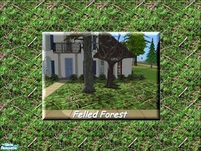 Sims 2 — Felled Forest by allison731 — Appearance of cut trees.