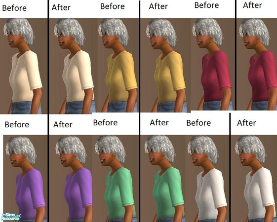 Sims 2 — Firmer Tops For EF Base Game Solids by TheNinthWave — I really don\'t like Maxis\' way of thinking when it comes