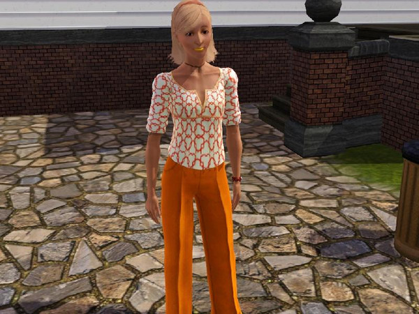 Sims 3 — Orange Clothing Pattern 01 Cody B by codybryant49 — Hey everyone, this creation was gathering dust on my