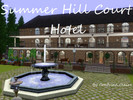 Sims 3 — Summer Hill Court Hotel -- CC FREE by confused_claire — This simply stunning hotel is over 1000 years old, and