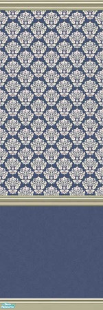 Sims 2 — Subdued Blue 76 by drouinr — We all need a quiet retreat from the hustle and bustle, and these wall coverings