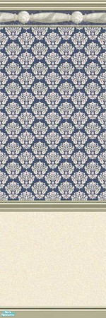 Sims 2 — Subdued Blue 78 by drouinr — We all need a quiet retreat from the hustle and bustle, and these wall coverings