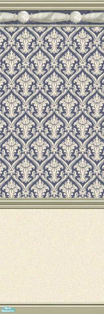 Sims 2 — Subdued Blue 84 by drouinr — We all need a quiet retreat from the hustle and bustle, and these wall coverings