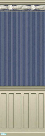 Sims 2 — Subdued Blue 9 by drouinr — We all need a quiet retreat from the hustle and bustle, and these wall coverings are