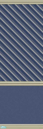 Sims 2 — Subdued Blue 11 by drouinr — We all need a quiet retreat from the hustle and bustle, and these wall coverings