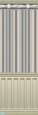 Sims 2 — Subdued Blue 35 by drouinr — We all need a quiet retreat from the hustle and bustle, and these wall coverings