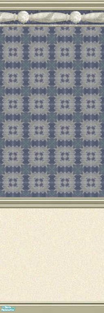 Sims 2 — Subdued Blue 42 by drouinr — We all need a quiet retreat from the hustle and bustle, and these wall coverings