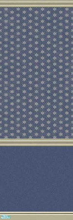 Sims 2 — Subdued Blue 49 by drouinr — We all need a quiet retreat from the hustle and bustle, and these wall coverings