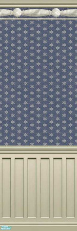 Sims 2 — Subdued Blue 53 by drouinr — We all need a quiet retreat from the hustle and bustle, and these wall coverings