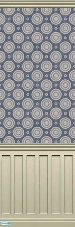 Sims 2 — Subdued Blue 56 by drouinr — We all need a quiet retreat from the hustle and bustle, and these wall coverings